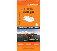 Mapa Regional Brittany / Bretagne (10512): Brittany Map 512