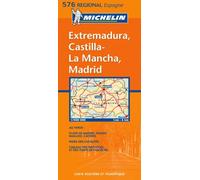Mapa Regional Extremadura, Castilla - La Mancha, Madrid: No.576