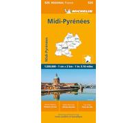 Mapa Regional Midi-pyrenees 10525