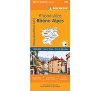 Mapa Regional Rhone-alps / Rhone-alpes (10523): Rhone-Alps Map 523