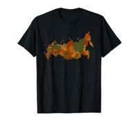 Mapa Regional Ruso Mapa De Rusia Camiseta