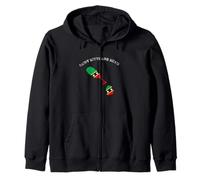 Mapa Retro de la Bandera Envejecida de San Cristóbal y Nieves Sudadera con Capucha
