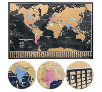 Mapa Scratch The World® - Colores Vibrantes - 58,4 x 83,8 cm