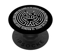 Mapa Secreto del Laberinto de Arnold con Cita PopSockets PopGrip Adhesivo