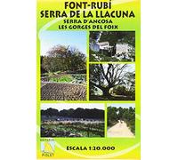 Mapa Serra De Font-Rubi. Curs Alt Del Foix (SIN COLECCION)