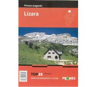 Mapa Top 25 Refugios Lizara (TOP 25 REFUGIOS. MAPAS EXCURSIONISTAS)