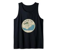 Mapa topográfico de Kalalau-Trail-Kauai Hawái Camiseta sin Mangas