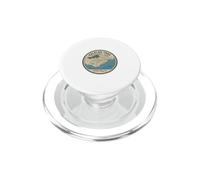 Mapa topográfico de Kalalau-Trail-Kauai Hawái PopSockets PopGrip para MagSafe
