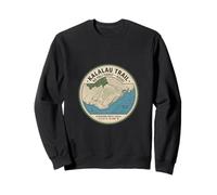 Mapa topográfico de Kalalau-Trail-Kauai Hawái Sudadera