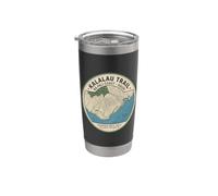 Mapa topográfico de Kalalau-Trail-Kauai Hawái Vaso térmico de acero inoxidable de doble pared
