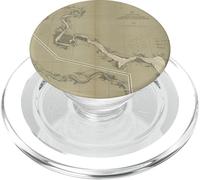 Mapa Vintage Rappahannock Río (1911) PopSockets PopGrip para MagSafe