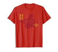 Mapa y Bandera de Murcia - Recuerdo de España de Murcia Camiseta, Hombre, Rojo, L