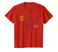 Mapa y Bandera de Murcia - Recuerdo de España de Murcia Camiseta, Niños, Rojo, 8 años