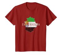 Mapa y Bandera Extremadura - Extremadura España Souvenir Camiseta