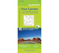 Mapa Zoom Four Corners (11175): Arizona-Colorado-New Mexico-Utah: 175