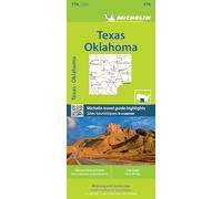 MAPA ZOOM TEXAS, OKLAHOMA 2024: Map: 176