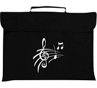 Mapac: Music Borsa - Treble Clef & Notes( Black) - Mapac: Music Borsa - Treble Clef & Notes (Black)