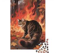 Mapache de Maine Puzzle Adulte 1000 Pièces Jeu Éducatif Jouets Défi Artisanat Cadeau Famille Décor À La Maison Jeu D'adresse Pour Toute La Famille 1000pcs (75x50cm)