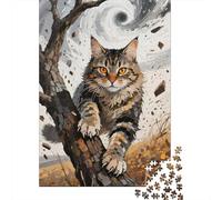 Mapache de Maine Puzzles Pour Adultes 1000 Pièces Jeu Éducatif Jouets Défi Artisanat Cadeau Famille Décor À La Maison Adultes & Enfants Des 14 ANS 1000pcs (75x50cm)