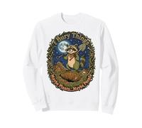 Mapache Divertido Entierro Cosas Tal Vez Plantas Tal Vez Gente Sudadera