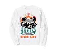 Mapache Divertido Meme Rabia Youre High On Bitin Lista Sudadera