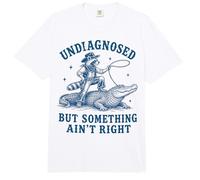 Mapache Divertido sin diagnosticar Pero Algo no está Bien Comfort Colors Adult Heavyweight T-Shirt