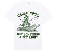 Mapache Divertido sin diagnosticar Pero Algo no está Bien Comfort Colors Adult Heavyweight T-Shirt