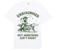 Mapache Divertido sin diagnosticar Pero Algo no está Bien Comfort Colors Adult Heavyweight T-Shirt