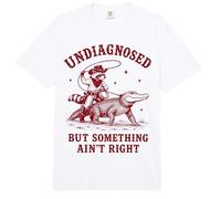 Mapache Divertido sin diagnosticar Pero Algo no está Bien Comfort Colors Adult Heavyweight T-Shirt