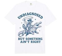 Mapache Divertido sin diagnosticar Pero Algo no está Bien Comfort Colors Adult Heavyweight T-Shirt