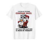 Mapache Estoy en mi Segundo Ángel de la Guarda Mi Primero Quit Camiseta