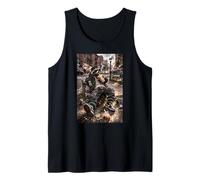 Mapache Gangster con Té de Burbujas, Mapache Camiseta sin Mangas