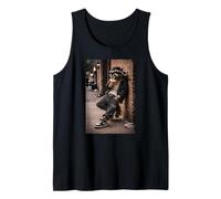 Mapache Gangster con Té de Burbujas, Mapache Camiseta sin Mangas