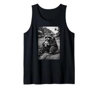 Mapache Gangster con Té de Burbujas, Mapache Camiseta sin Mangas