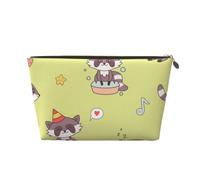 Mapache Kawaii Lindo, Bolsa de Maquillaje Bolsa de cosméticos Bolsa de artículos de tocador de Viaje portátil Bolsa de artículos de tocador