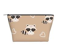 Mapache Lindo Estampado Animal, Bolsa de artículos de tocador Bolsa de Maquillaje Bolsa de cosméticos Bolsa de artículos de tocador de Viaje portátil