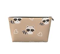 Mapache Lindo Estampado Animal, Bolsa de Maquillaje Bolsa de cosméticos Bolsa de artículos de tocador de Viaje portátil Bolsa de artículos de tocador