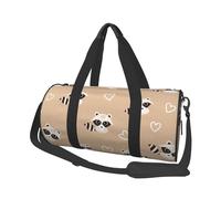 Mapache Lindo Estampado Animal, Bolsa de Viaje de Gran Capacidad, Bolso Redondo, Bolsa de Viaje Deportiva, Bolsa de Mano, Bolsa de Fitness