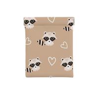 Mapache Lindo Estampado Animal, Squeeze Top Wallet Bolsa de Almacenamiento para Mujer Monedero pequeño Bolsa de Cambio