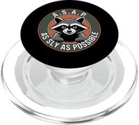 Mapache mapache salvaje lo antes posible PopSockets PopGrip para MagSafe