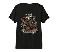 Mapache Mecánico Sucio Camiseta Premium