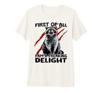 Mapache Panda del Caos Duende del Caos Sarcasmo Mapache Camiseta Premium