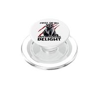 Mapache Panda del Caos Duende del Caos Sarcasmo Mapache PopSockets PopGrip para MagSafe