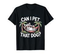 Mapache Puedo Acariciar Que Perro Papelera Panda Divertido Animal Meme Camiseta