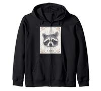 Mapache Tarot Card El Diablo Basura Oculta Panda Arte Sudadera con Capucha