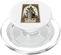 Mapache The Magician Tarot Card Witchcraft Occult Raccoon PopSockets PopGrip para MagSafe