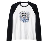 Mapache Therian Camiseta Manga Raglan