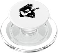 Mapache Tocando Guitarrista Divertido Guitarrista Mapache PopSockets PopGrip para MagSafe