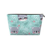 Mapache y Koala, Bolsa de Maquillaje Bolsa de cosméticos Bolsa de artículos de tocador de Viaje portátil Bolsa de artículos de tocador