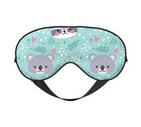 Mapache y koala, Cubreojos completos Antifaz bloqueador de luz Antifaz para dormir Antifaz suave con los ojos vendados Noche